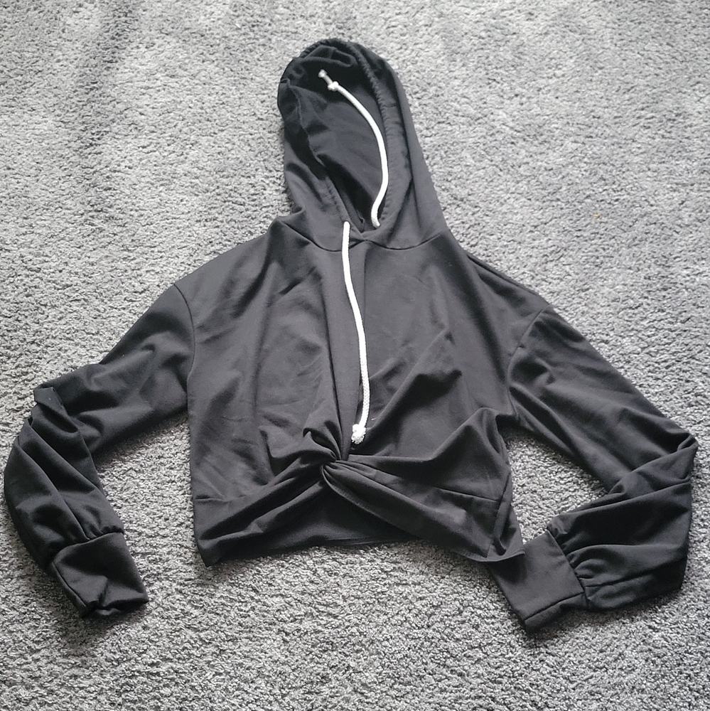 Black hoodie shirt
